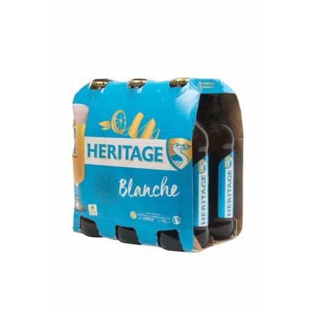 Bière Héritage blanche Bourbon bouteille 33cl pack